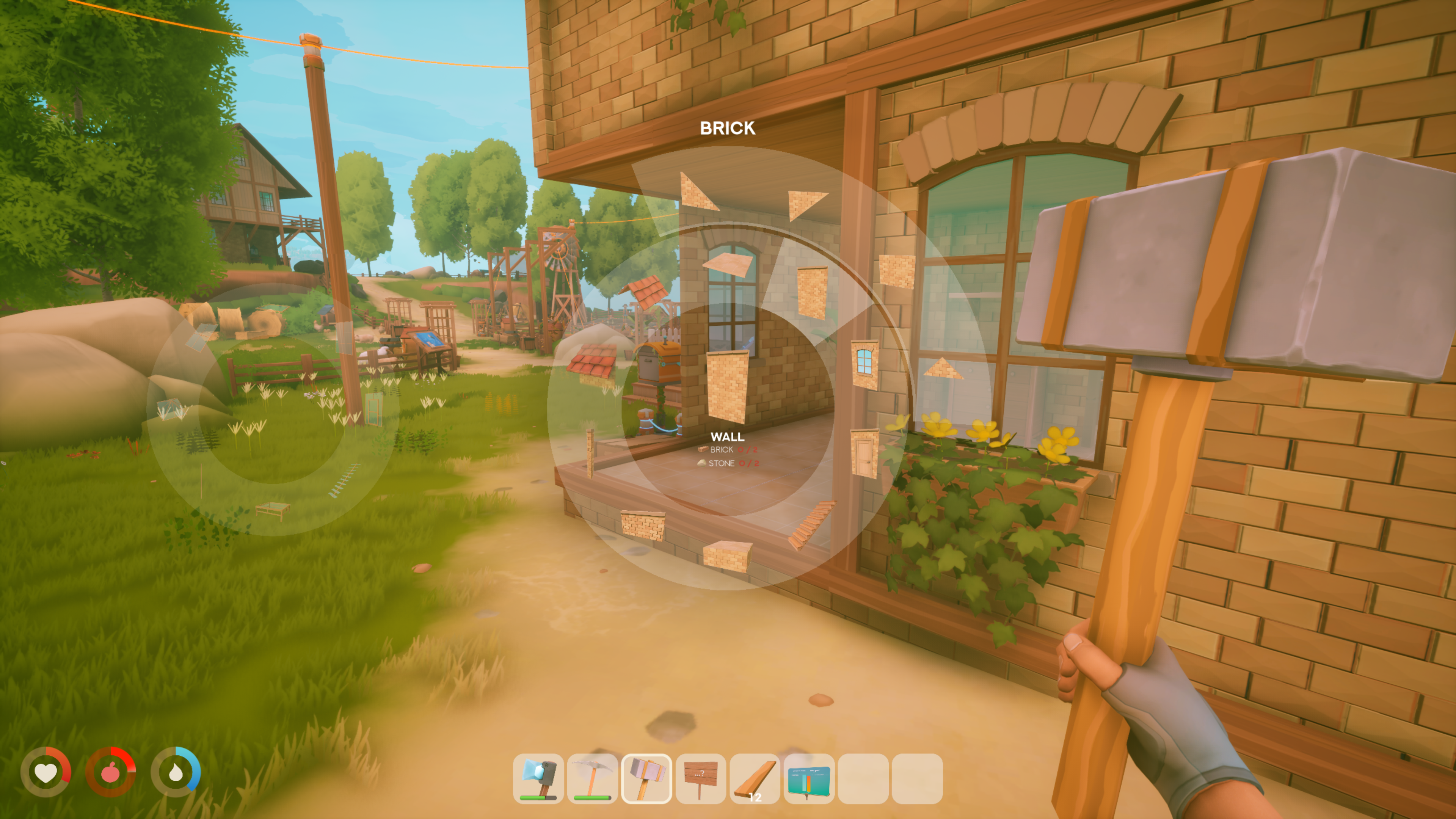 Building interface in Solarpunk